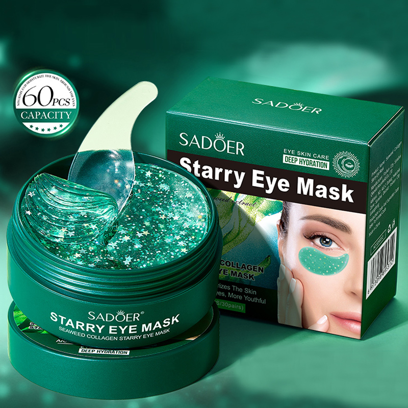 Collagen Under Eye Patches - 60 unidades/caja. Mascarilla para el contorno