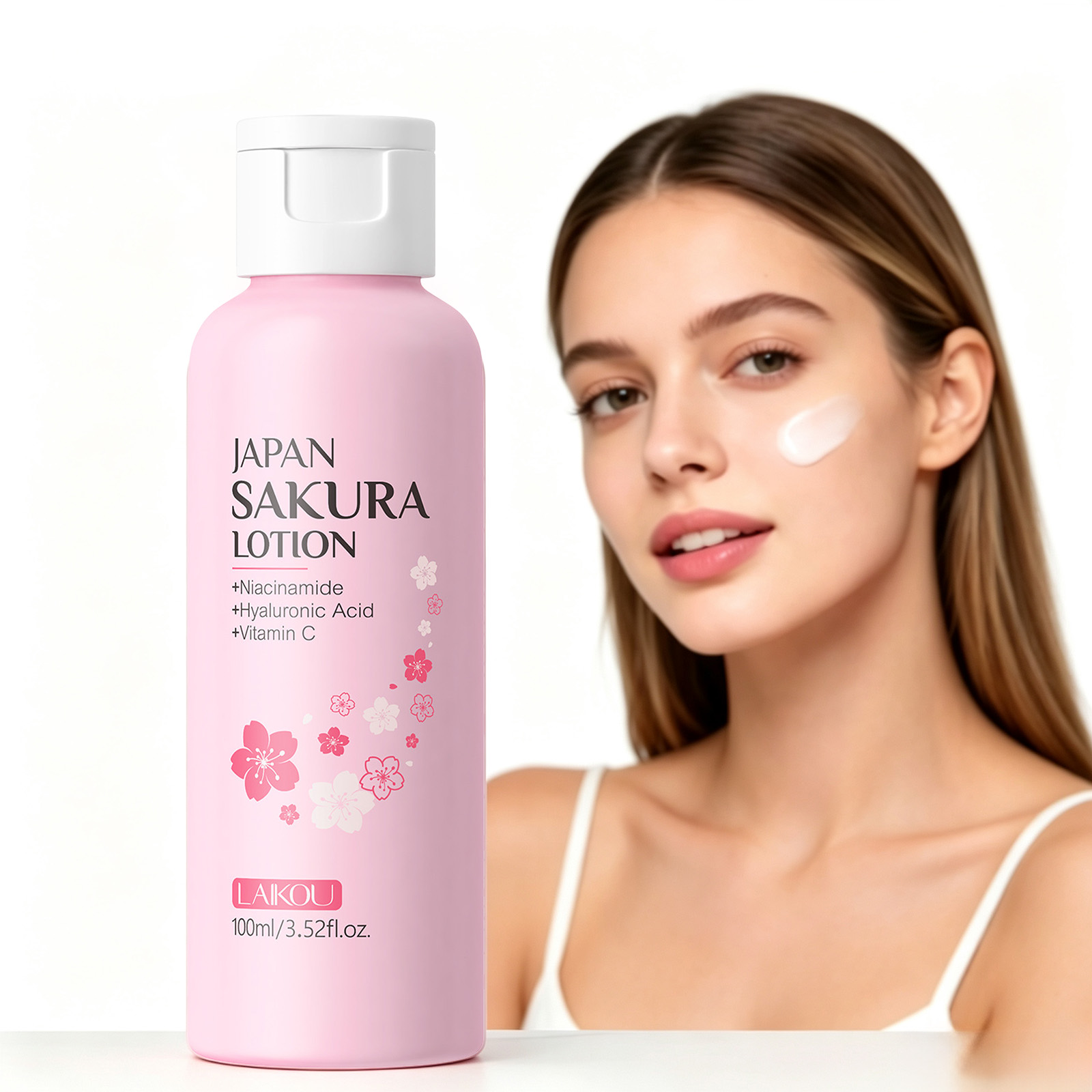 Niacinamide Pore Shrinking Essence - Loción Facial LAIKOU Sakura 100ml con