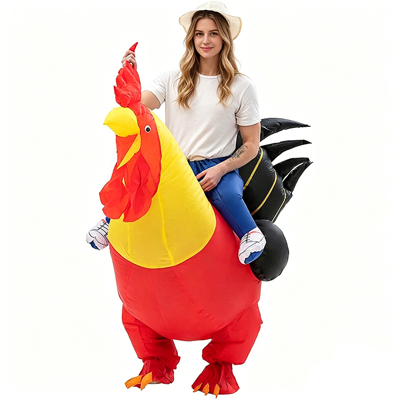 Makeup - Disfraces hinchables de gallo divertidos para