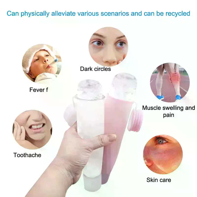 Rodillo facial de silicona con - Face Ice Roller Puffiness reseña y precio