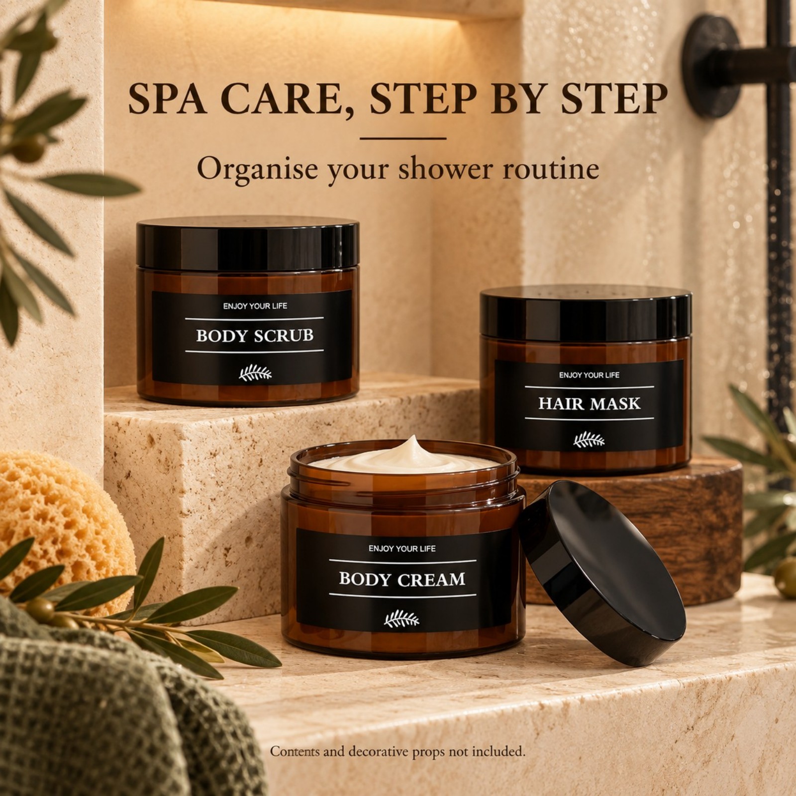 3 recipientes de plástico para - Hair Care reseña y precio