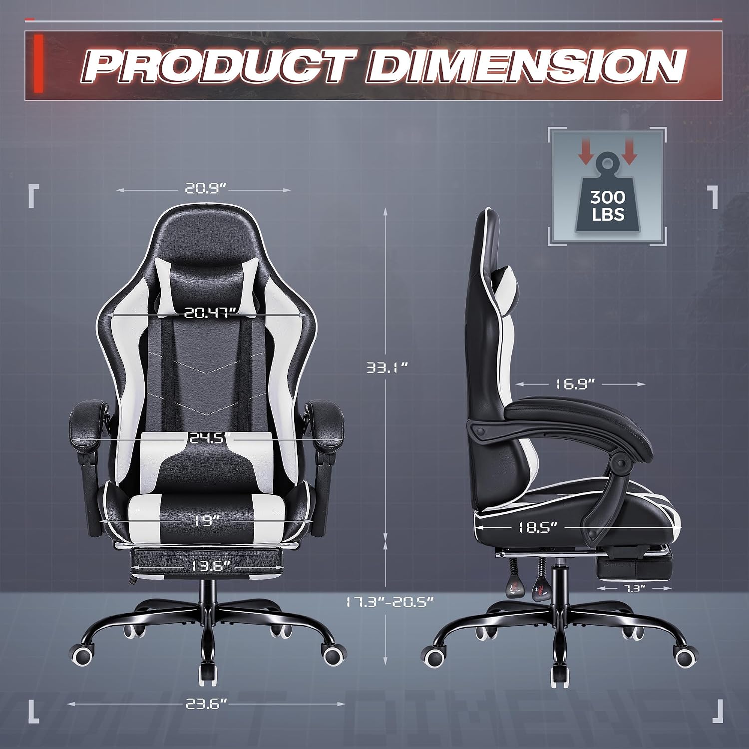 Silla de juego Furmax, silla p - Massage reseña y precio